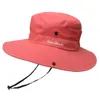 Chapéus de borda larga crianças malha praia dobrável chapéu balde pesca bonés de beisebol unisex