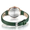 Julius Watch Green Fresh Girl Fashion Watch Flower Design Delicate Gift Watch Clock för GF med presentförpackning JA-1089 9920