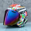 ARA I SZ-RAM 4 NAKAGAMI 3/4 Open Face Helmet Off Road Racing Motocross Motorcycle Helmet