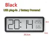 Wall Clocks Display INS LCD Screen Digital Clock USB Time Temperature Humidity Electronic Hanging Desktop Decoration