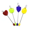 Bâtonnet en acier inoxydable, brochette de fruits, outil de traitement des oiseaux, Cage à jouets pour perroquets, accessoires 258U