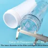 Connectors 10 Inch Transparent Filter Bottle Water Purifier Accessories 1/4 1/2 AS Fancy Double Sealing Ring Filter Shell Prefilter Bucket