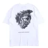 2023 New Darc Wolf Head Fitness Clothing US Size T-shirt INS Hot Fashion Brand