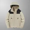 Trenchs pour hommes de haute qualité unisexe vêtements de camping veste de randonnée imperméable mince safari manteau coupe-vent hommes