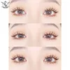 5 pares w1 cílios falsos Little Devil 014mm Fino Transparente Haste Natural Eyes Comic Spiked Make Up 240305