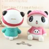 Boxes Cute Cartoon Panda Piggy Bank Large Dropresistant Paper Coin Saving Money Box Panda for Adult Children Birthday Gift Home Decor