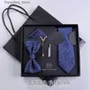 Corbatas para el cuello Corbata Vestido para hombre Casual 6 CM Corbata con cremallera Conjunto con caja de regalo Versión coreana Día de San Valentín Regalo de cumpleaños para niños L240313