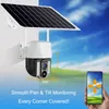 Caméra extérieure Wifi / 4G carte Sim Mini panneau solaire Surveillance de sécurité V380 Pro CCTV Protection sans fil