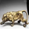 15 Pure Bronze Ferocious Leopard Panther Cheetah Carnivore Statue239d