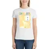 Polo da donna T-shirt The Happy Yellow House Camicie T-shirt grafiche Abbigliamento da donna Abbigliamento da donna