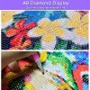 Stitch Velvet Canvas AB Diamond Målning Landskap 5D DIY Diamond Embroidery Flower Bird Mosaic Pictures Cross Stitch Kits Heminredning