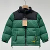 22SS Piumino invernale per bambini Piumini nord Piumini da donna Moda Giacca per il viso Coppie Parka Outdoor Piume calde Outfit Capispalla Cappotti multicolori 100-17