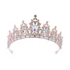 Bling Beaded Crystals Wedding Crowns 2024 Headpieces Bridal Diamond Jewelry Rhinestone Headband Hair Crown Accessories Party Tiara