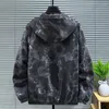 Herenjassen Mode 2024 Lente Herfst Casual Camouflage Capuchon Streetwear Losse Tie-Dye Jassen Outdoor Winddicht Tops Parka