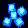 LED toy Ice Cubes Glowing Ball Flash Wedding Festival Christmas Bar Wine Decor Induction Luminous Decoration Supplies