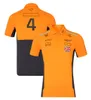 2024 NYA F1 TEAM T-shirt Formel 1 förare Racing Polo Shirt Officiell varumärke män gul svart kortärmad t-shirts tröja