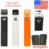 1,0 ml rechargeable jetable Vape Pen USA STOCK E-Cigarettes Dispositif 280mAh Batterie Vide Vaporisateur Stylos Cartouche Diamant Fenêtre De Vue OEM Disponible 200PCS / cas