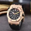 Menwatch APS Titta på Royals Oak Factory Watchmen Watches High Quality New Octagonal Case Oak Silicone Te Calender Trend Exquisite Mens Watch Designer Watches