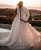 A Romantic Lace Line Wedding Dresses for Summer Garden Beach Boho Bridal Gowns Sexy Spaghetti Straps Backless Robe De BC14812