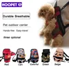 Hoopet Dog Carrier Fashion Red Color Travel Dog Backpack Petable Pet Fags Counter Pet Puppy Carrier194V