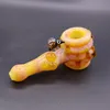 Glass Smoking Pipe Glass Smoke Pipe Bowls Mini Hammer Glass Pipes Smoking Hammer Pipe Ocean red Galaxy yellow Smoke Pipes With bee