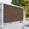 Nets Sichtschutzzaun, 200 g/m², robuster Sonnenschutz, Pergola-Schattenabdeckung für Terrassengarten im Freien, Windschutzscheibe, individuelle Größe