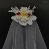 Свадебная фата, вуаль, украшения для девичника, подарок для невесты, свадебный душ, белый двойной слой