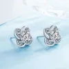 Designer Koreaanse klaver designer stud oorbellen voor vrouwen meisjes glanzende diamant bling kristal liefde geometrie charme oorbel oorbellen oorbellen sieraden VB3A