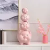 Boxes Cute Wedding Money Box Coin Ceramic Money Storage Kids Saving Small Safe Pig Piggy Bank Toy Paper Money Alcancia Home Decor