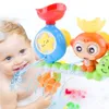 Baby Bath Toys Wall Sunction Cup Track Water Games Children Bathroom Monkey Caterpilla Bathe Play Water Game Toy for Kids Gifts 240228