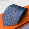 Cravates 2023 marque hommes cravates % soie Jacquard classique tissé à la main mode cravate pour hommes mariage décontracté et affaires cravate avec boîte L240313