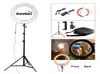 Glotar RL18 55W 5500K 240 LED Pograpic Lighting Dimmable Camera Postudiophone Pography Ring Light Lampod Stand1185296