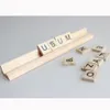 Ahşap Scrabble Fayans Harfleri Stand Kuralları 19 cm Uzunluk Yok Ahşap Duruyor 20 PCS252S