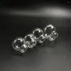 Bottles 5pcs 20x10/20x12/20x15/25x12/25x15/30x20/35x25mm Hollow Glass Cover Dome Clear Round Globe Bubble DIY Vial Pendant