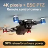 Drones Mini S105 Pro Drone 4K caméra professionnelle 5G WIFI évitement d'obstacles FPV moteur sans brosse RC quadrirotor nouveau Dron ldd240313