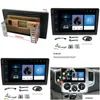 MP3 MP4プレーヤー10.1インチAndroid 8.1 Quad Core 2 DIN CAR PRESSステレオラジオGPS WIFI MP5 OビデオプレーヤーUSブラック1ドロップ配信E DHBK9