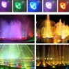 LED Underwater Lamp IP67 12 Färger 1000lm 10W RGB Fountain Ljus Timingfunktion Pool Pond Fish Tank Aquarium Spotlight EU Plug Y2245D