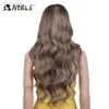 Syntetiska peruker Syntetiska spetsar Front Wig 28 Spetsdel Wig Long Wavy High Density Natural Hair Wigs For Women Cosplay Lace Frontal Wig LDD240313