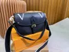 Luksusowa torba designerska Bag damskiej torby krzyżowej Oryginalna skórzana bagietka torba na ramię w torbie na ramię z tłumaczenie torebki torebki Messenger M46388 M46386 M45985