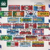 National Style Tin Sign Decorative License Plate Plaque Metal Vintage Wall Sign Home Bar Decor Iron Painting Metal Poster H1110316e