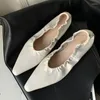 Casual Shoes Slip On Loafers Woman Without Heel Spring Autumn Mules Simple White Cow Leather Square Toe Women Soft Flats