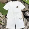 Novo designer conjuntos de roupas infantis para o verão meninos e meninas terno esportivo bebê infantil manga curta roupas crianças conjunto tamanho 90cm-160cm a4