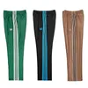 Pantaloni da uomo 23ss awge aghi uomini donne donne marrone striscia high street arancione ricamato arancione panoramica