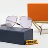 L Vintage Designer نظارة شمسية رجالي النظارات الشمسية للنساء مستقطب العدسة Goggle Letter Eyewear Women نظارات الشمس مع صندوق