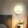 Lampa ścienna LED Nordic wnętrze małe proste kwadratowe okrągłe lampy nocne korytarz tło