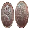 US05 Hobo níquel 1909 Penny enfrentando crânio esqueleto zumbi cópia moeda pingente acessórios Coins216I