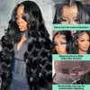 Melodie 250% HD 13x6 Lace Front Human Hair Wigs 40 Inches Transparent Body Wave 5x5 Glueless Ready To Wear 13x4 Frontal Wig 240229