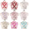 Garters Womens Sexy Body Harness Cage Bra Top Bondage Lingerie Elastic Justerbar bandig fetisch Goth Rave Pole Dance Costume