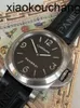Top Tw Men Panerais Watch Belle édition limitée en titane PAM00176 avec papiers de boîte et amp;Bande de rechange