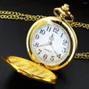 Pocket Watches Luxury Golden Chocolate Shaped Hollow Digital Display Quartz Watch för män och kvinnor som semestergåva